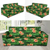 Hibiscus Pattern Print Design HB05 Sofa Slipcover-JORJUNE.COM