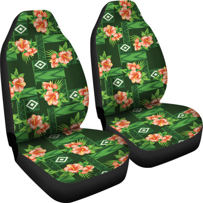 Hibiscus Pattern Print Design HB05 Universal Fit Car Seat Covers-JorJune