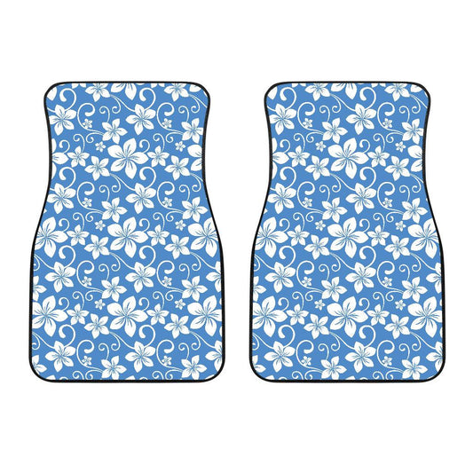 Hibiscus Pattern Print Design HB09 Car Floor Mats-JorJune
