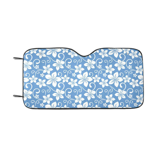 Hibiscus Pattern Print Design HB09 Car Sun Shade-JorJune