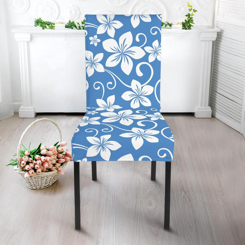 Hibiscus Pattern Print Design HB09 Dining Chair Slipcover-JORJUNE.COM