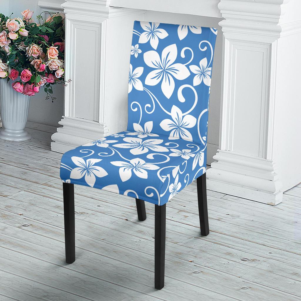 Hibiscus Pattern Print Design HB09 Dining Chair Slipcover-JORJUNE.COM