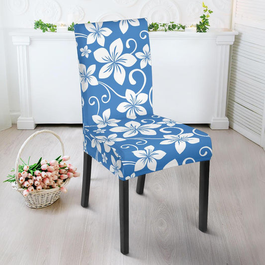Hibiscus Pattern Print Design HB09 Dining Chair Slipcover-JORJUNE.COM