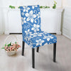 Hibiscus Pattern Print Design HB09 Dining Chair Slipcover-JORJUNE.COM