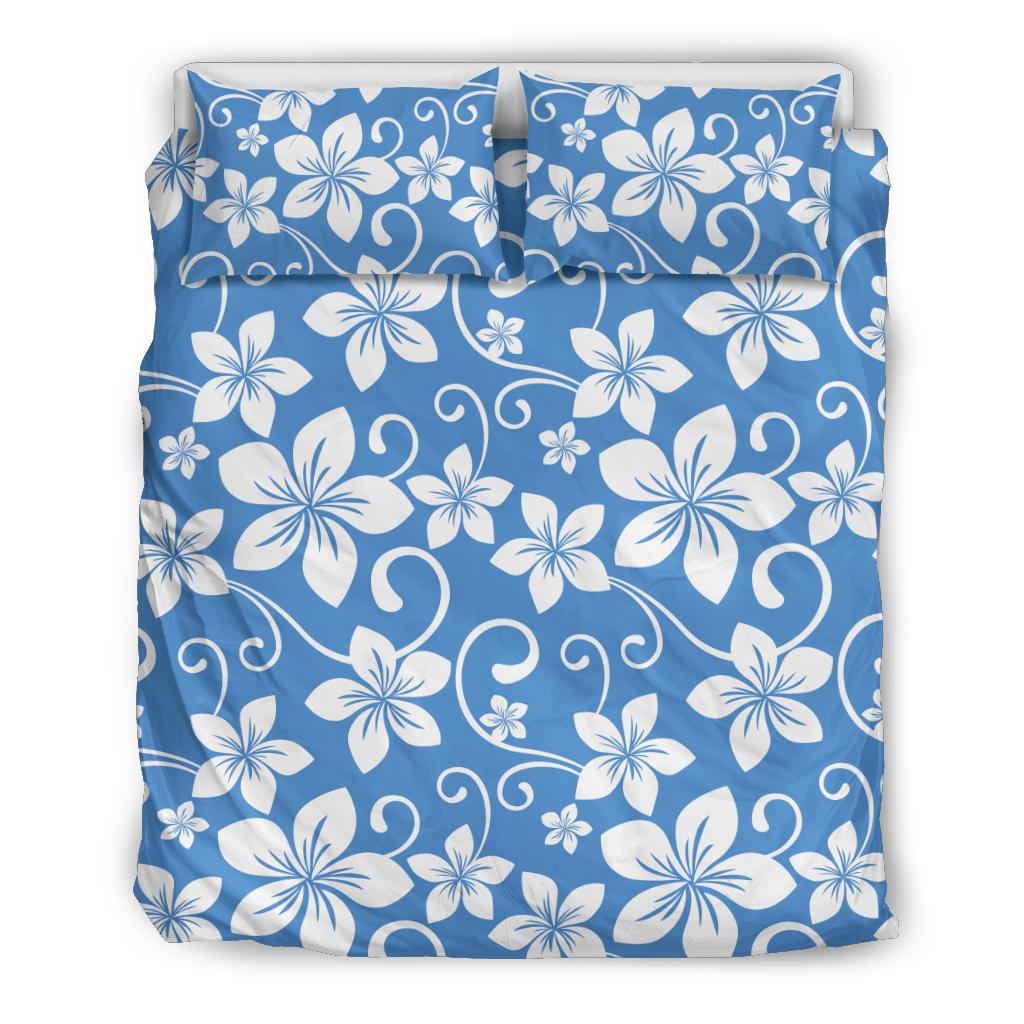 Hibiscus Pattern Print Design HB09 Duvet Cover Bedding Set-JORJUNE.COM