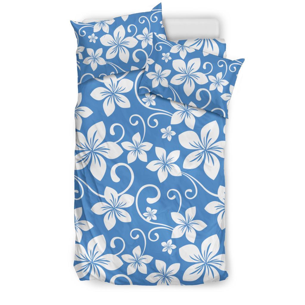 Hibiscus Pattern Print Design HB09 Duvet Cover Bedding Set-JORJUNE.COM