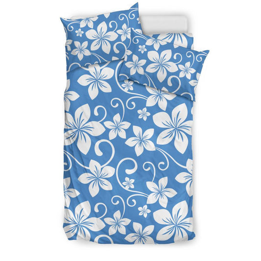 Hibiscus Pattern Print Design HB09 Duvet Cover Bedding Set-JORJUNE.COM