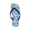 Hibiscus Pattern Print Design HB09 Flip Flops-JorJune