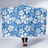 Hibiscus Pattern Print Design HB09 Hooded Blanket-JORJUNE.COM