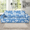 Hibiscus Pattern Print Design HB09 Sofa Slipcover-JORJUNE.COM