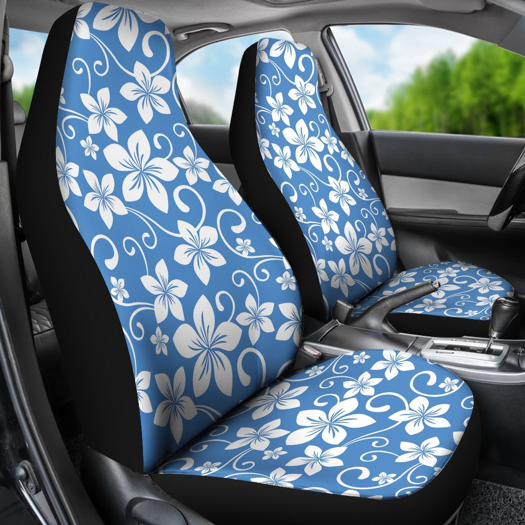 Hibiscus Pattern Print Design HB09 Universal Fit Car Seat Covers-JorJune