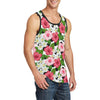 Hibiscus plumeria Hawaiian Flower Men Tank Top