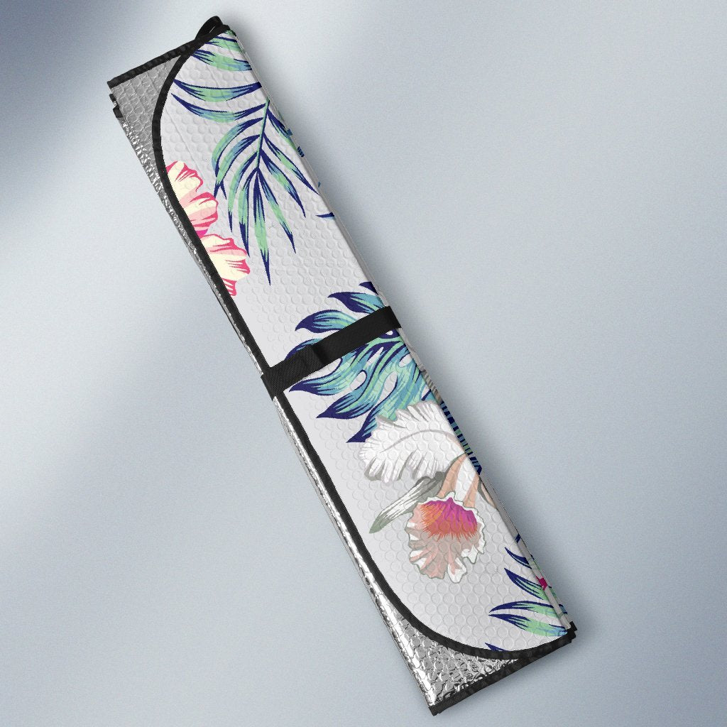 Hibiscus Print Car Sun Shade-JorJune