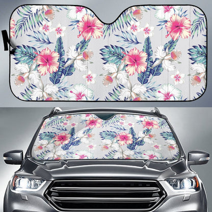 Hibiscus Print Car Sun Shade-JorJune
