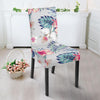 Hibiscus Print Dining Chair Slipcover-JORJUNE.COM