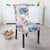 Hibiscus Print Dining Chair Slipcover-JORJUNE.COM