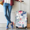 Hibiscus Print Luggage Cover Protector