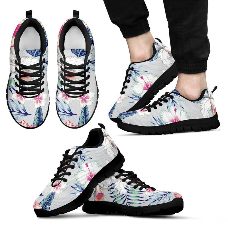 Hibiscus Print Men Sneakers