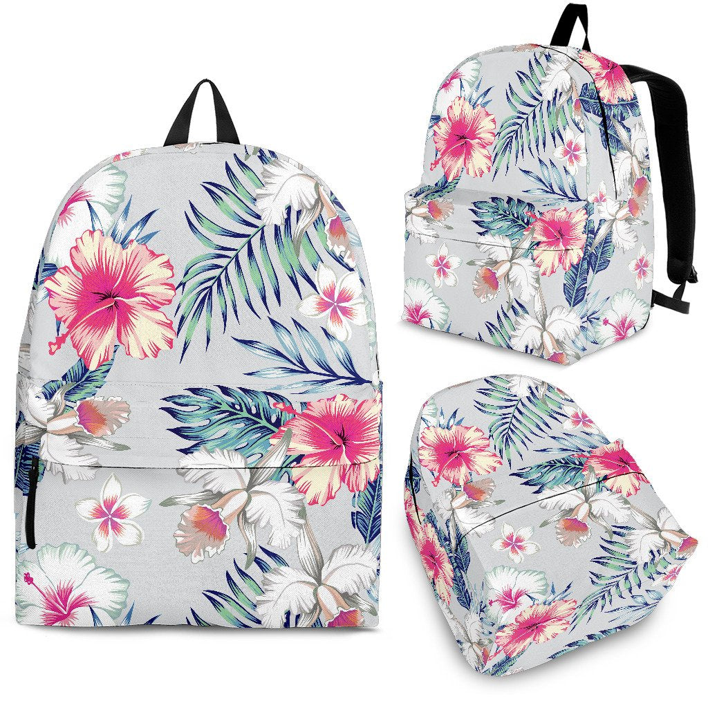Hibiscus Print Premium Backpack