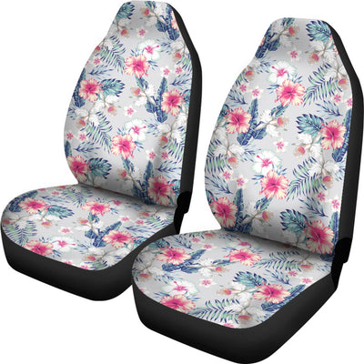 Hibiscus Print Universal Fit Car Seat Covers