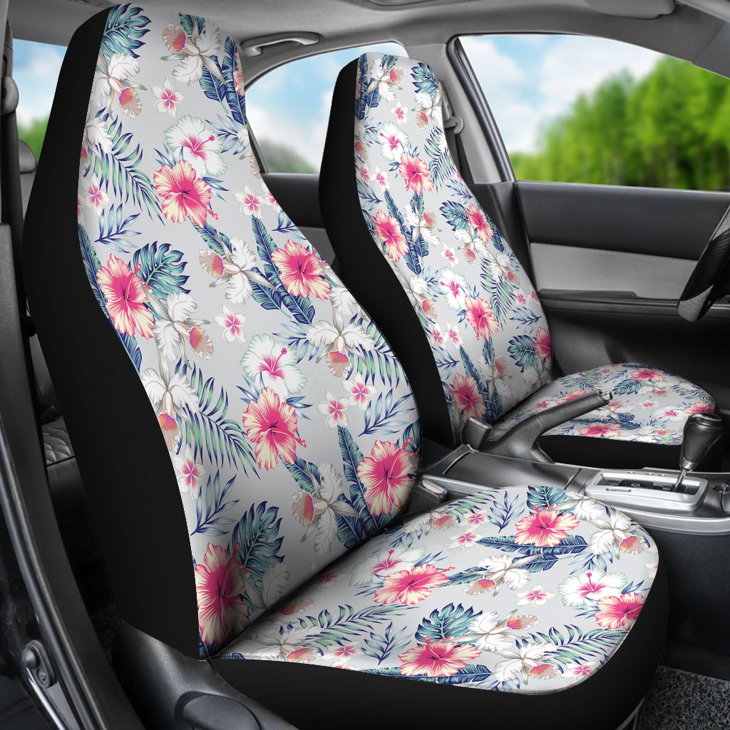 Hibiscus Print Universal Fit Car Seat Covers
