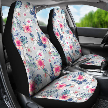 Hibiscus Print Universal Fit Car Seat Covers