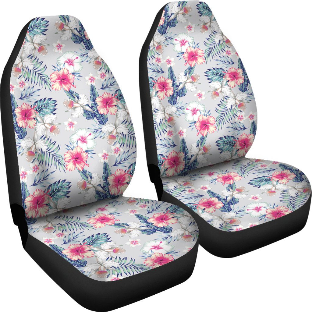 Hibiscus Print Universal Fit Car Seat Covers