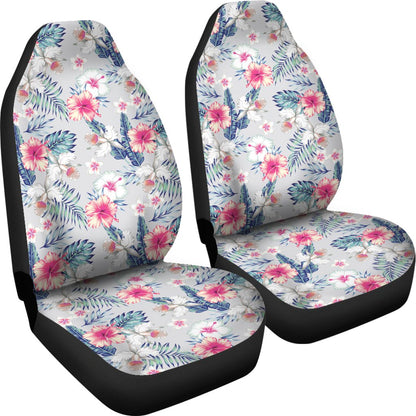 Hibiscus Print Universal Fit Car Seat Covers