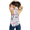 Hibiscus Print Women Racerback Tank Top