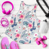 Hibiscus Print Women Racerback Tank Top