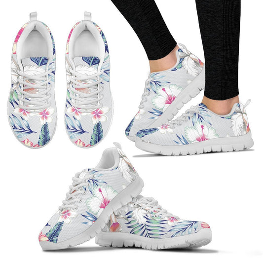 Hibiscus Print Women Sneakers