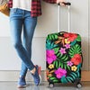 Hibiscus Red Hawaiian Flower Luggage Cover Protector