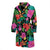 Hibiscus Red Hawaiian Flower Men Bath Robe