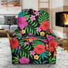 Hibiscus Red Hawaiian Flower Recliner Slipcover-JORJUNE.COM