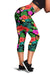 Hibiscus Red Hawaiian Flower Women Capris