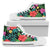 Hibiscus Red Hawaiian Flower Women High Top Shoes