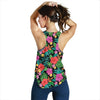 Hibiscus Red Hawaiian Flower Women Racerback Tank Top