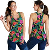 Hibiscus Red Hawaiian Flower Women Racerback Tank Top