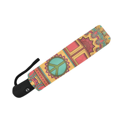 Hippie Van Mandala Automatic Foldable Umbrella
