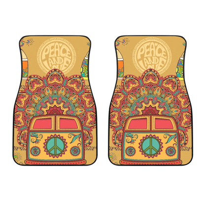 Hippie Van Mandala Car Floor Mats