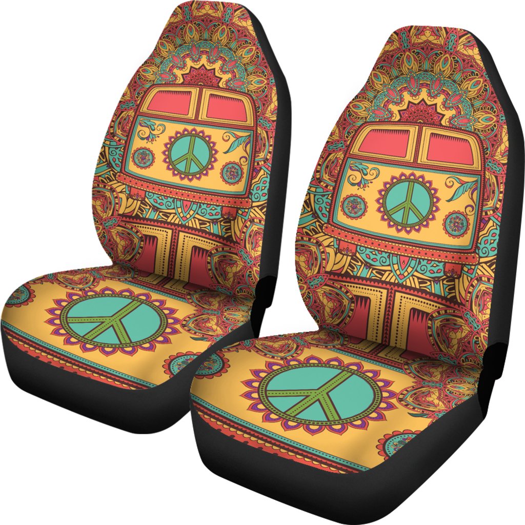 Hippie Van Mandala Universal Fit Car Seat Covers