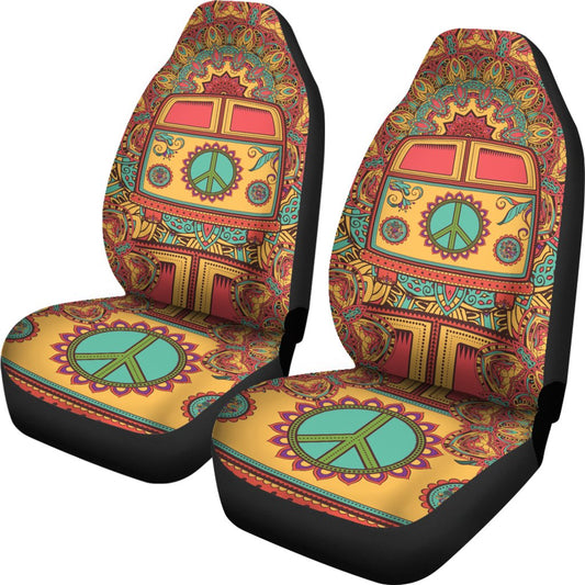 Hippie Van Mandala Universal Fit Car Seat Covers