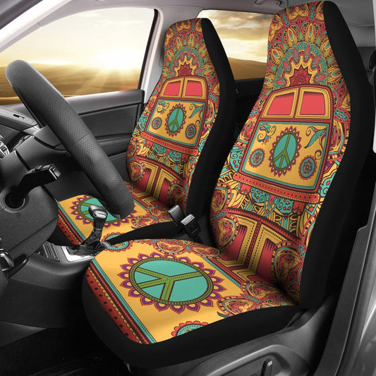 Hippie Van Mandala Universal Fit Car Seat Covers