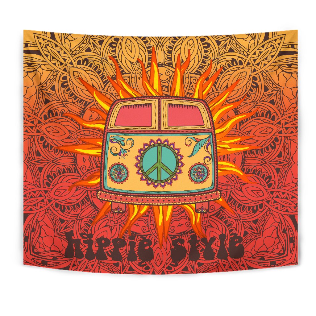 Hippie van online tapestry