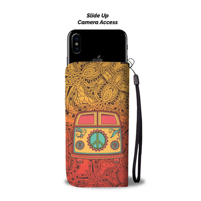 Hippie Van Mandala Wallet Phone Case
