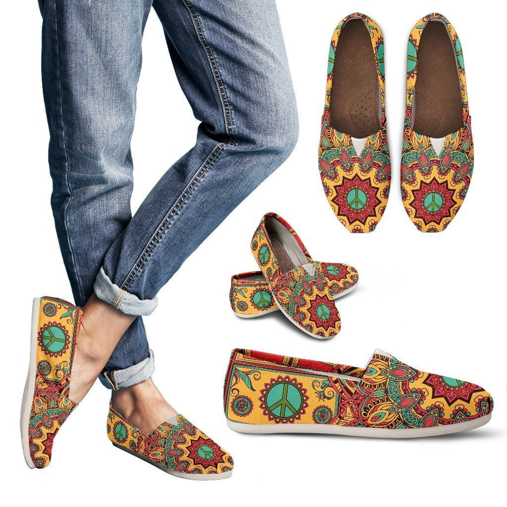 Hippie Van Mandala Women Casual Shoes-JorJune.com