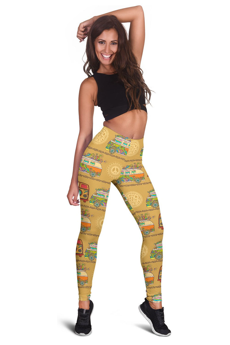 Hippie Van Mandala Women Leggings