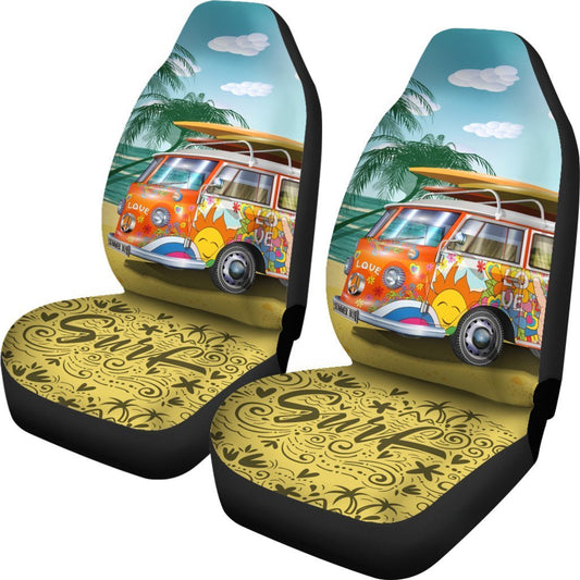 Hippie van surf Universal Fit Car Seat Covers
