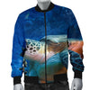 Honu Sea Turtle Men Casual Bomber Jacket