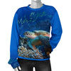 Honu Sea Turtle Women Crewneck Sweatshirt